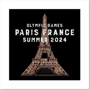 PARIS FRANCE OLYMPIC GAMES 2024 Posters and Art